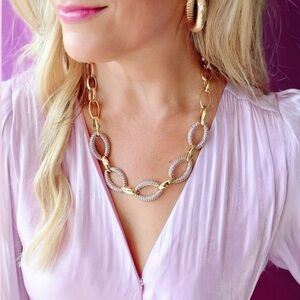 Park Lane Splash Lavender- Gold Chain Necklace